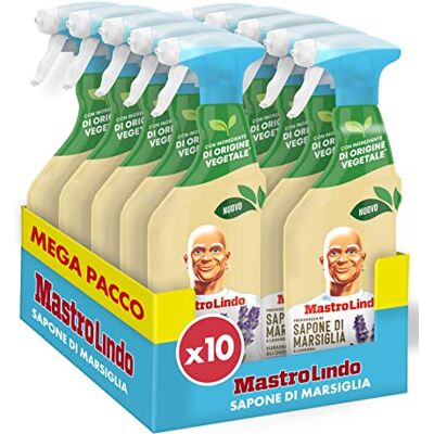 Mastro Lindo Detergente Multiuso Spray Collezione Tradizionale Con Profumo Marsiglia E Lavanda 500ML. Con Il 100% Di Profumo Naturale Mastro Lindo Detergente Multiuso Spray Collezione Tradizionale Con Profumo Marsiglia E Lavanda 500ML. Con Il 100% Di Profumo Naturale