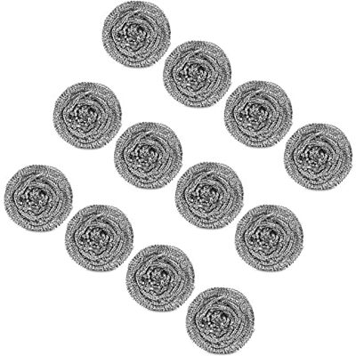 IDEA HOME Spirale Abrasiva in Acciaio Inossidabile 12 Pezzi XXL, Elevata Lana D'acciaio per Strofinare, Spugna in Acciaio Inossidabile per Pulire la Cucina IDEA HOME Spirale Abrasiva in Acciaio Inossidabile 12 Pezzi XXL, Elevata Lana D'acciaio per Strofinare, Spugna in Acciaio Inossidabile per Pulire la Cucina