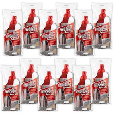SUPERFIVE , Ricambio Mop Moko Moko, Mop Universale per Tutti i Sistemi a Strizzaggio, 3 Tipi di Frange, Adatto a Superfici Delicate, 12 Pezzi SUPERFIVE , Ricambio Mop Moko Moko, Mop Universale per Tutti i Sistemi a Strizzaggio, 3 Tipi di Frange, Adatto a Superfici Delicate, 12 Pezzi
