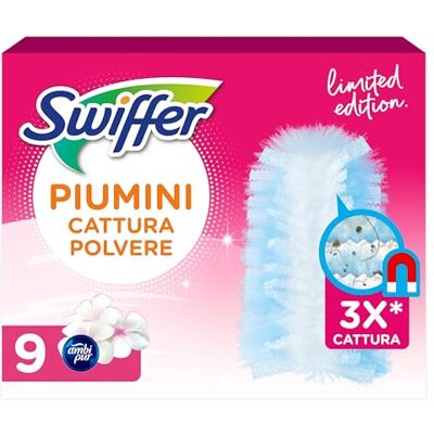 Swiffer Duster Piumini Cattura Polvere, 9 Piumini, Rosa, Cattura e Intrappola Polvere e Sporco, Raggiunge I Punti più Difficili della Casa, Maxi Formato Swiffer Duster Piumini Cattura Polvere, 9 Piumini, Rosa, Cattura e Intrappola Polvere e Sporco, Raggiunge I Punti più Difficili della Casa, Maxi Formato