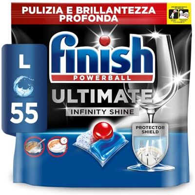 Finish - Infinity Shine - 55 Tabs - Pastiglie lavastoviglie Finish - Infinity Shine - 55 Tabs - Pastiglie lavastoviglie
