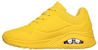 Skechers Uno, Sneaker Donna, Giallo, 36 EU