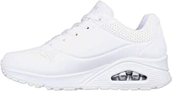 Skechers Uno, Sneaker Donna, Bianco 01, 36 EU