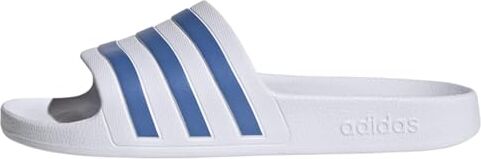 Adidas Adilette Aqua Slides, Donna, Ftwr White Blue Fusion Met Ftwr White, 40 2/3 EU