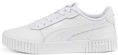 Puma Women Carina 2.0 Scarpe da ginnastica,  White  White  Silver, 42 EU