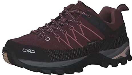 CMP Rigel Low Wmn Trekking Shoes Wp, Scarpe da Trekking Donna, Prugna, 39 EU