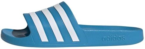 Adidas Adilette Aqua Slides, Unisex-Adulto, Solar Blue Ftwr White Solar Blue, 40.5 EU