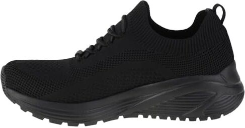 Skechers Bobs Sparrow 2.0 Allegiance Crew, Scarpe sportive Donna, Black Engineered Knit Trim, 37.5 EU