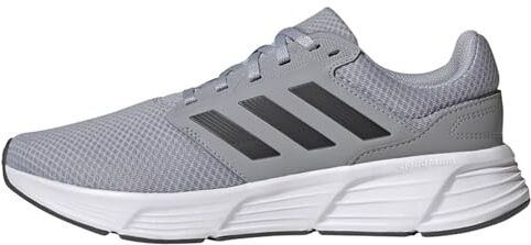 Adidas Galaxy 6, Sneakers Uomo, Halo Silver Carbon Ftwr White, 40 EU