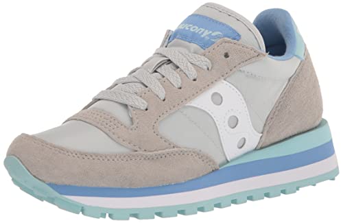 Saucony Scarpe da ginnastica Jazz Triple da donna, Grigio/blu, 37 EU