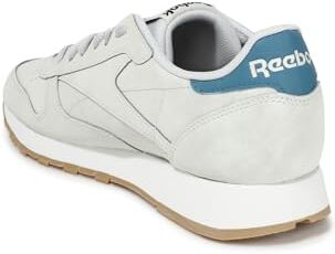 Reebok Classic Leather, Scarpe da ginnastica Unisex Adulto, Pure Grey 2 Pure Grey 1 Steely Blue S23 R, 38.5 EU