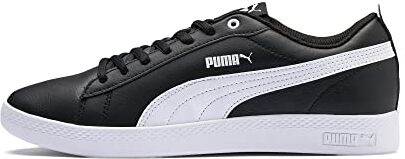 Puma Smash Wns V2 L, Sneaker Donna, Nero/Bianco ( Black  White), 37.5 EU