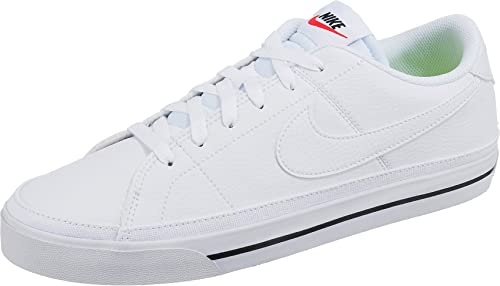 Nike Court Legacy Next Nature, Scarpe da Ginnastica Donna, bianco (WHITE/WHITE-BLACK-VOLT), 43 EU