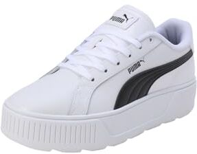 Puma Women Karmen L Scarpe da ginnastica,  White  Black, 37.5 EU