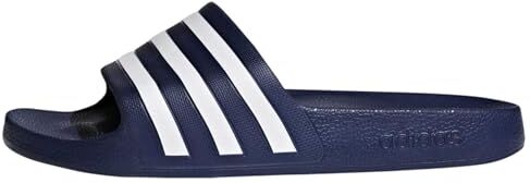 Adidas Adilette Aqua Slides, Unisex-Adulto, Dark Blue Ftwr White Dark Blue, 46 EU