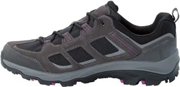 Jack Wolfskin Vojo 3 Texapore Low W, Scarpe da Esterno Donna, Dark Steel/Purple, 39.5 EU