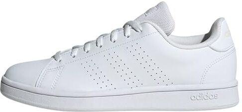 Adidas Advantage Base Court Lifestyle Shoes, Sneaker Donna, Ftwwht Ftwwht Bliora, 38 2/3 EU