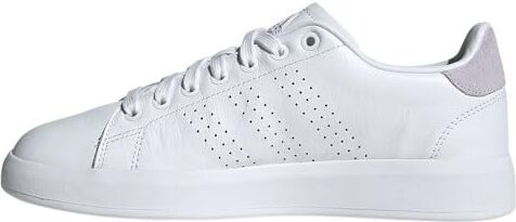 Adidas Advantage Premium Leather Shoes, Sneakers Donna, Ftwr White Ftwr White Silver Dawn, 38 EU