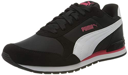 Puma St Runner V2 NL, Scarpe da Ginnastica Basse Unisex-Adulto, Black White Paradise Pink 05, 38.5 EU