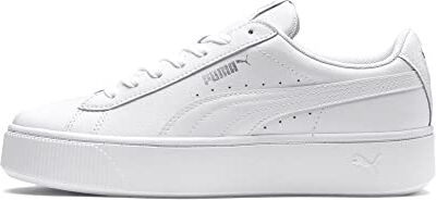 Puma Women Vikky Stacked L Scarpe da ginnastica,  White  White, 42 EU