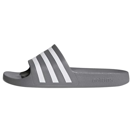 Adidas Adilette Aqua Slides, Unisex-Adulto, Grey Three Ftwr White Grey Three, 48.5 EU