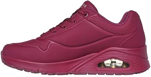 Skechers Uno Stand On Air, Sneaker, Plum Durabuck Mesh, 40 EU