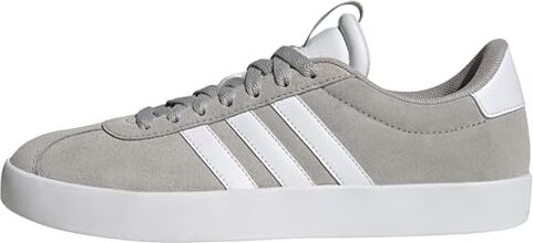 Adidas Vl Court, Scarpe da ginnastica Donna, Grey Two Cloud White Silver Metallic, 40 EU