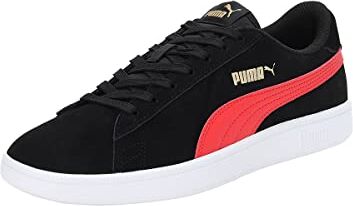 Puma Smash V2, Scarpe da Trail Running Unisex-Adulto, Black White, 42 EU