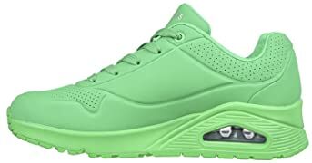 Skechers Uno Stand On Air, Sneaker, Maglia Durabuck Verde, 37.5 EU