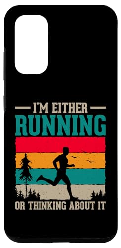 Regali per la corsa Abbigliamento da corsa Runner Custodia per Galaxy S20 I'm Either Running Or Thinking About It