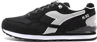 Diadora N.92, Scarpe da ginnastica Uomo, Black Paloma Grey, 45 EU