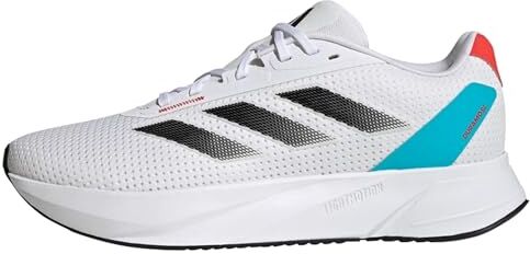 Adidas Duramo Sl Shoes, Scarpe da Corsa Uomo, Ftwr White Core Black Lucid Cyan, 47 1/3 EU