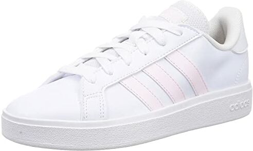 Adidas Grand Court Td Lifestyle Court Casual Shoes, Sneakers Donna, Ftwr White Almost Pink Ftwr White, 40 EU