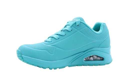 Skechers Uno Stand On Air, Sneaker, Turquoise Durabuck Mesh, 42 EU