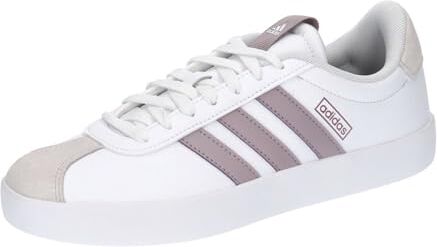 Adidas Vl Court, Scarpe da ginnastica Donna, Cloud White Preloved Fig Grey One, 36 EU