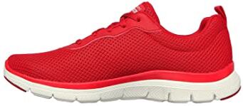 Skechers Flex Appeal 4.0 Brilliant View, Scarpe da ginnastica Donna, Rosso, 39 EU