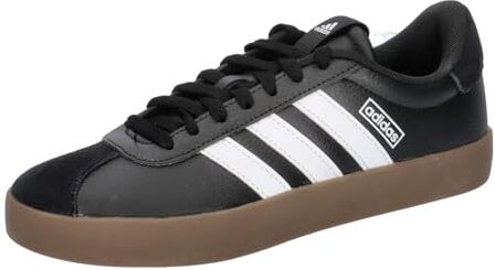 Adidas Vl Court, Scarpe da ginnastica Donna, Core Black Cloud White Gum, 42 2/3 EU