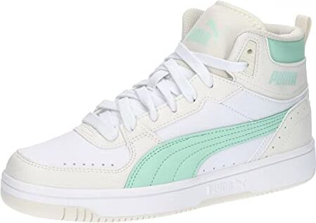 Puma Rebound Joy, Scarpe da Ginnastica Uomo, White-Minty Burst-Vapor Gray, 39 EU