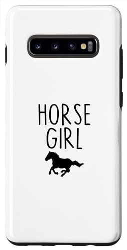 Horse Girl Women I Love My Horses Riding Rider Custodia per Galaxy S10+ Cavallo Ragazza Donne I Love My Horses Equitazione Cavaliere Equitazione Equitazione