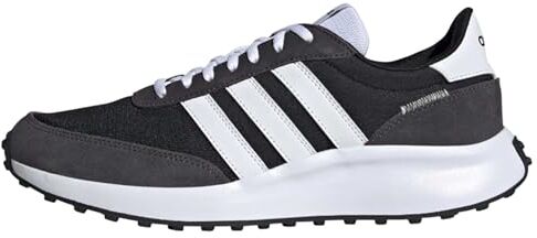 Adidas Run 70s Lifestyle Running Shoes, Sneaker Uomo, Core Black Ftwr White Carbon, 39 1/3 EU