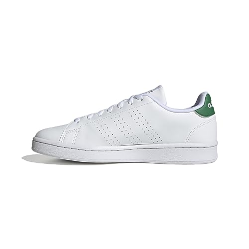 Adidas Advantage Shoes, Sneaker Uomo, Ftwwht Ftwwht Green, 36 EU