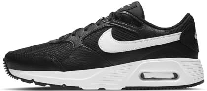 Nike Sc, Scarpe da Ginnastica Donna, Black White, 40.5 EU