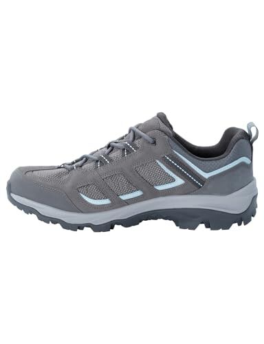 Jack Wolfskin Vojo 3 Texapore Low W, Scarpe da Esterno Donna, Tarmac Grey/Light Blue, 40 EU