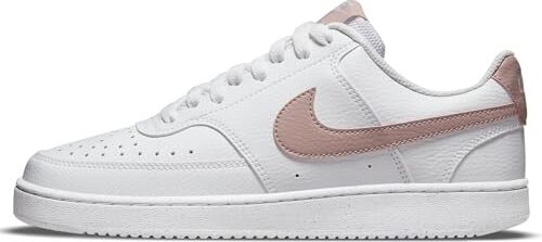 Nike Court Vision Low Next Nature, Scarpe Donna, Bianco White Pink Oxford, 42.5 EU