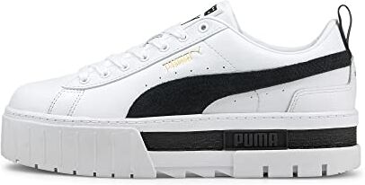 Puma Mayze Lth Wn's, Scarpe da Ginnastica Donna, Multicolore White White, 37 EU