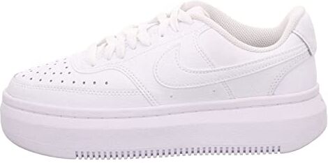 Nike Court Vision Alta LTR, Scarpe da Ginnastica Donna, Bianco (White/White-White), 40.5 EU