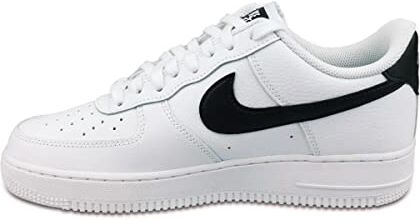 Nike Wmns Air Force 1 '07, Scarpe da Basket Donna, White Black White, 40.5 EU