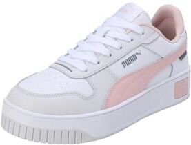 Puma Women Carina Street Scarpe da ginnastica,  White Rose Dust Feather Gray, 40 EU