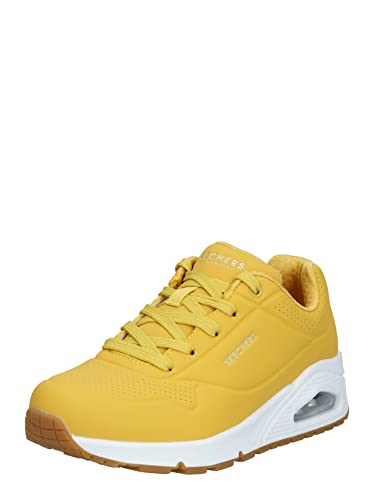 Skechers Uno Stand On Air, Sneaker, Yellow Durabuck White Midsole, 37.5 EU
