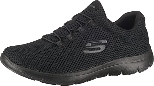 Skechers Summits, Scarpe da Ginnastica Donna, Nero Black Trim, 40 EU